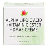 Reviva Labs Alpha Lipoic Acid, Vit C Ester & DMAE Night Cream - 2 oz