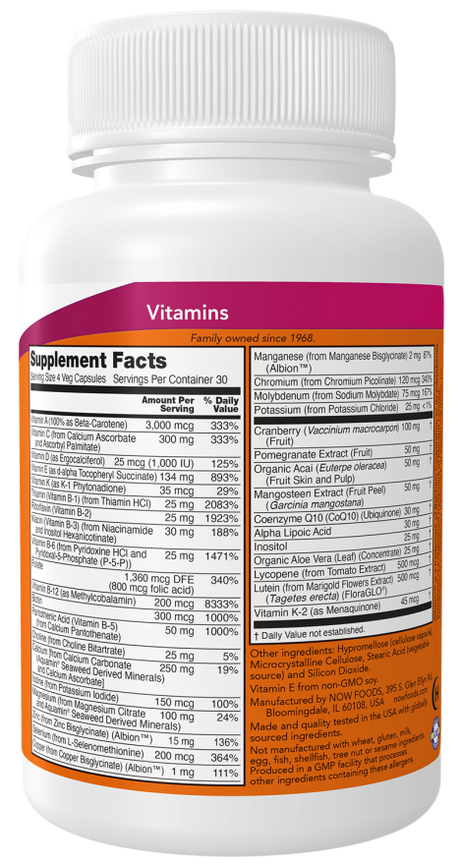 Now EVE WOMAN'S MULTI   120 VCAPS