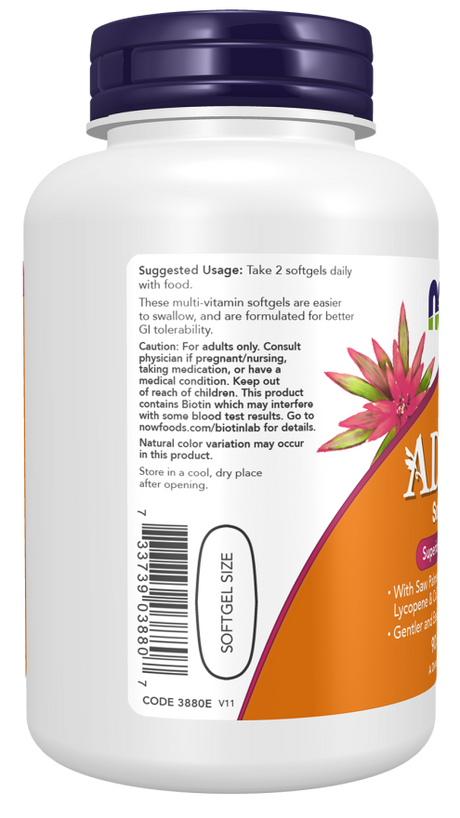 Now ADAM MALE MULTI   180 SGELS