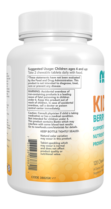 Now KID VITS(TM) - BERRY LEMONADE BLAST  120 TABS