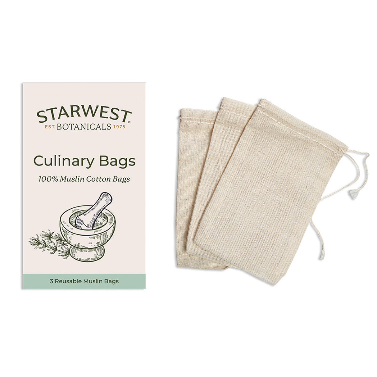 CULINARY BAGS 3" X 5" 3-PACK