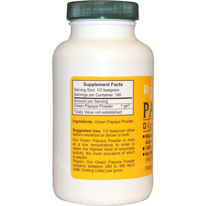 Royal Tropics Green Papaya Digestive Enzymes Powder 5 oz Powder