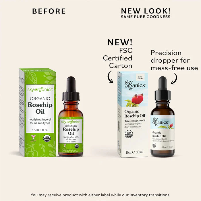 SKY ORGANICS ORGANIC ROSEHIP OIL 1OZ