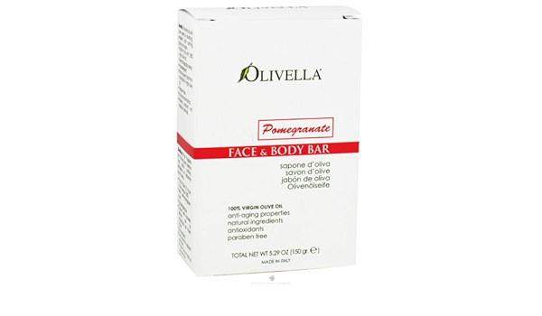 OLIVELLA BAR SOAP POMEGRANATE 5.29OZ