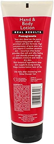 SHIKAI MOISTURIZING HAND & BODY LOTION POMEGRANATE 8 FL OZ