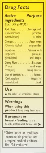 Bach Rescue Remedy Natural Stress Relief Liquid