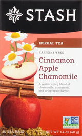 STASH TEA Cinnamon Apple Chamomile Tea Caffeine Free 20 BAG