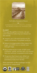 NUMI TEAS Decaf Ginger Lemon Green Tea 18 BAG