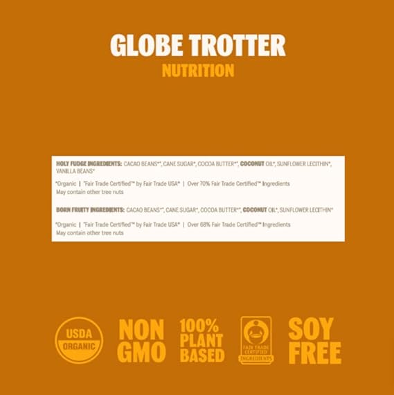 TCHO CHOCOLATE Globe Trotter, Dark Choc, 60ct 15 OZ