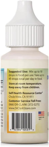 Dr. Clark Hydrochloric Acid Drops - Digestive Health, Hydrochloric Acid 5% Solution, Maintain Stomach Acidity, for Better Absorption and Assimilation, 1 Fl. Oz (30 ml)