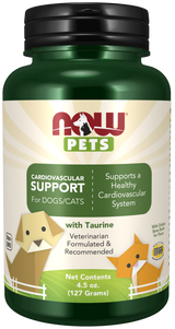 NOW PETS CARDIOVASCULAR SUPPORT POWDER  4.5 OZ