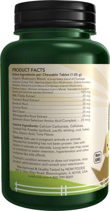 NOW PETS IMMUNE SUPPORT 90 TABS