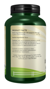 NOW PETS L-LYSINE POWDER 8 OZ