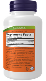 Now CASCARA SAGRADA 450mg  250 VCAPS