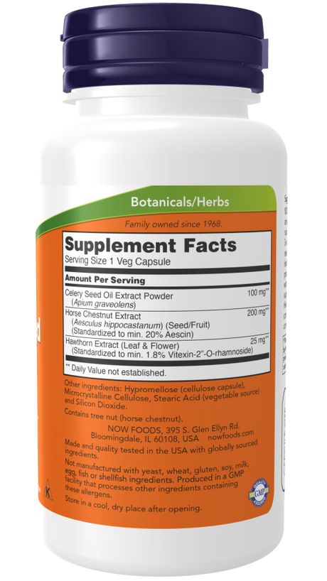 Now CELERY SEED EXTRACT  60 VCAPS