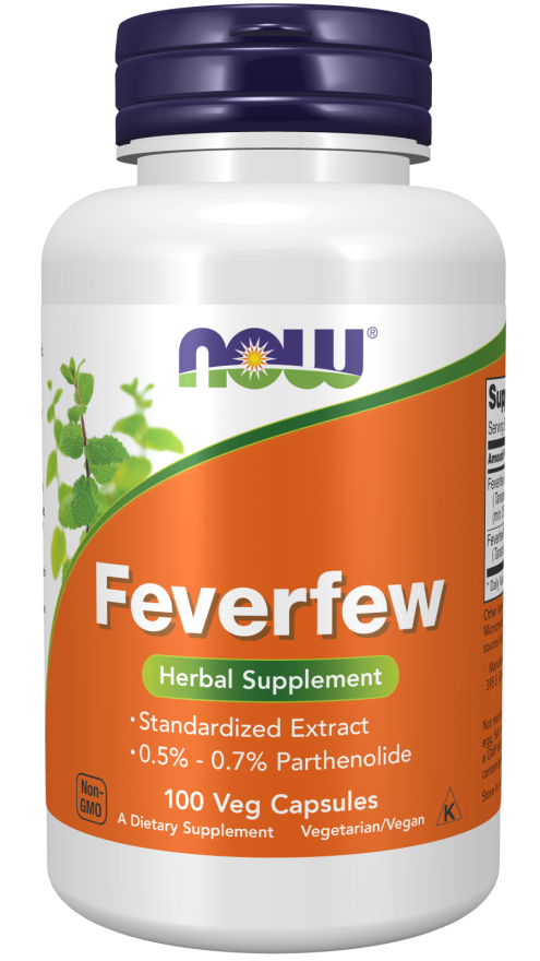 Now FEVERFEW 400mg  100 VCAPS