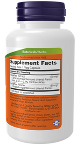 Now FEVERFEW 400mg  100 VCAPS