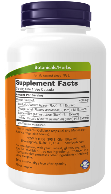 Now OJIBWA HERBAL EXTRACT 450mg  180 VCAPS