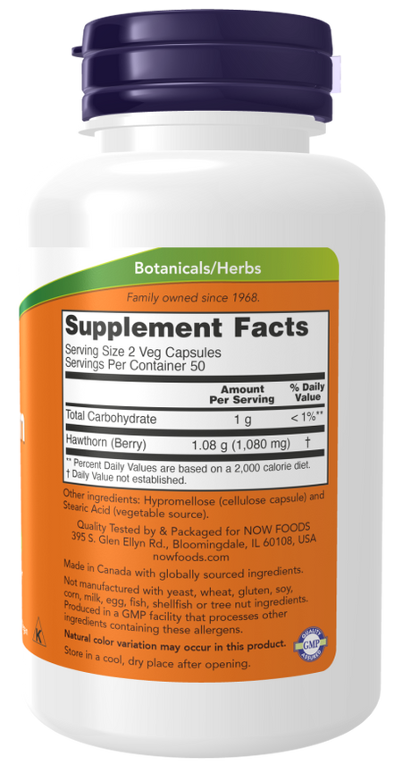 Now HAWTHORN BERRY 540mg  100 VCAPS