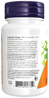 Now SILYMARIN MILK THISTLE 150mg  120 VCAPS