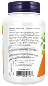 Now HORNY GOAT WEED 750MG  90 TABS
