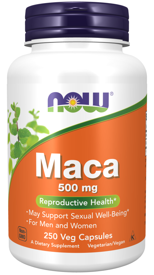 Now MACA 500mg  250 VCAPS