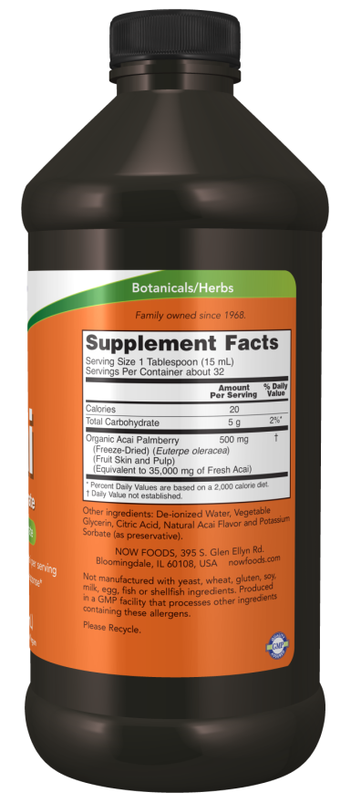 Now ACAI CONCENTRATE 16 OZ