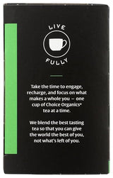CHOICE ORGANIC TEAS Premium Japanese Green 16 BAG
