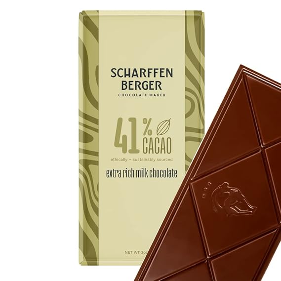 SCHARFFEN BERGER 41% Cacao Extra Rich Milk Bar 3 OZ