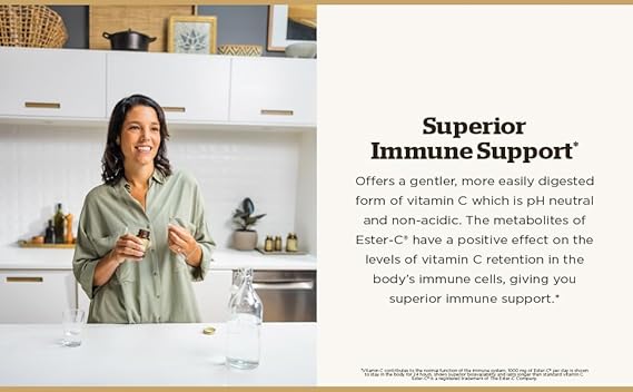 Solgar Ester-C® Plus 1000 mg Vitamin C Tablets (Ester-C® Ascorbate Complex) (CALIFORNIA ACCOUNTS ONLY) 90tablet