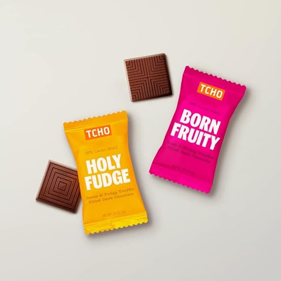 TCHO CHOCOLATE Globe Trotter, Dark Choc, 60ct 15 OZ