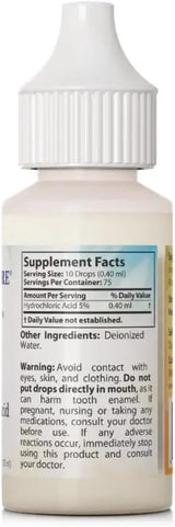 Dr. Clark Hydrochloric Acid Drops - Digestive Health, Hydrochloric Acid 5% Solution, Maintain Stomach Acidity, for Better Absorption and Assimilation, 1 Fl. Oz (30 ml)