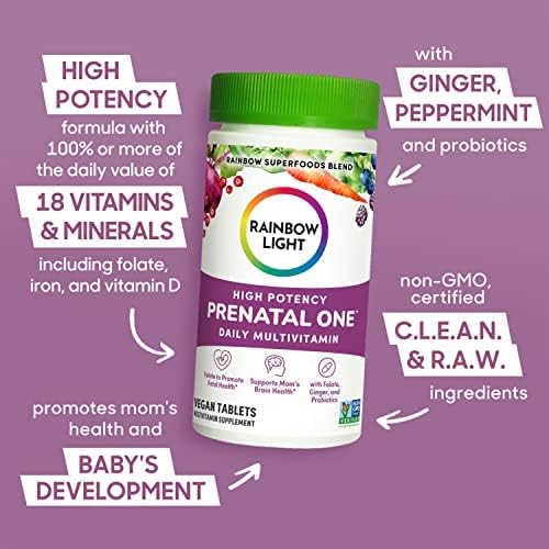 Rainbow Light HIGH POTENCY PRENATAL ONE NON-GMO 60CT  (ORIGINAL PID: 21723)