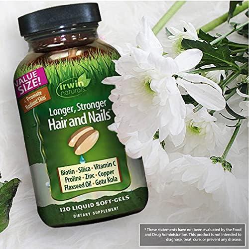 Irwin Naturals Longer, Stronger Hair And Nails 120 Softgels