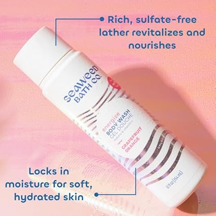 Seaweed Bath CO. Body Wash Energize Grapefruit Orange