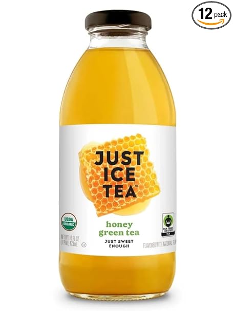 JUST ICE TEA Lemon Ginger Herbal 16 OZ