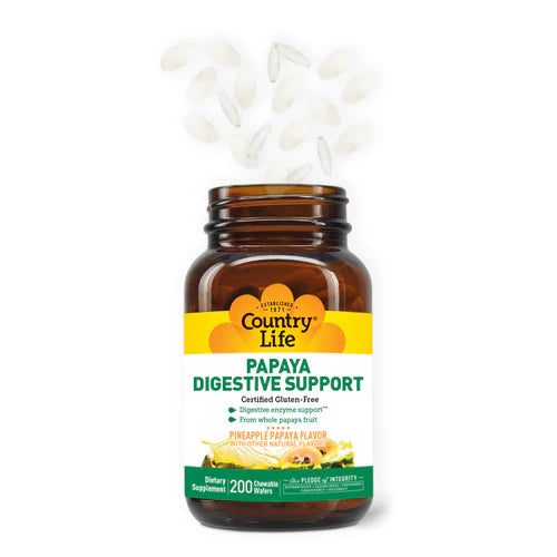 Country Life PAPAYA DIGESTIVE SUPPORT 200 Tablet