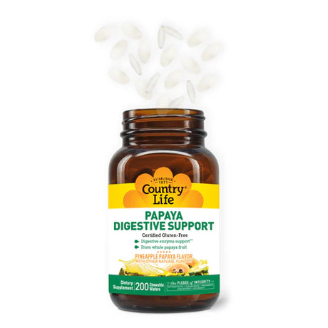 Country Life PAPAYA DIGESTIVE SUPPORT 200 Tablet