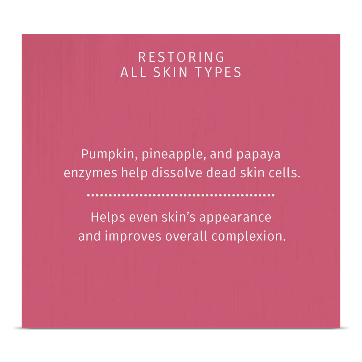 REVIVA LABS GENTLY EXFOLIATING FRUIT ENZYME MASK 2 OZ