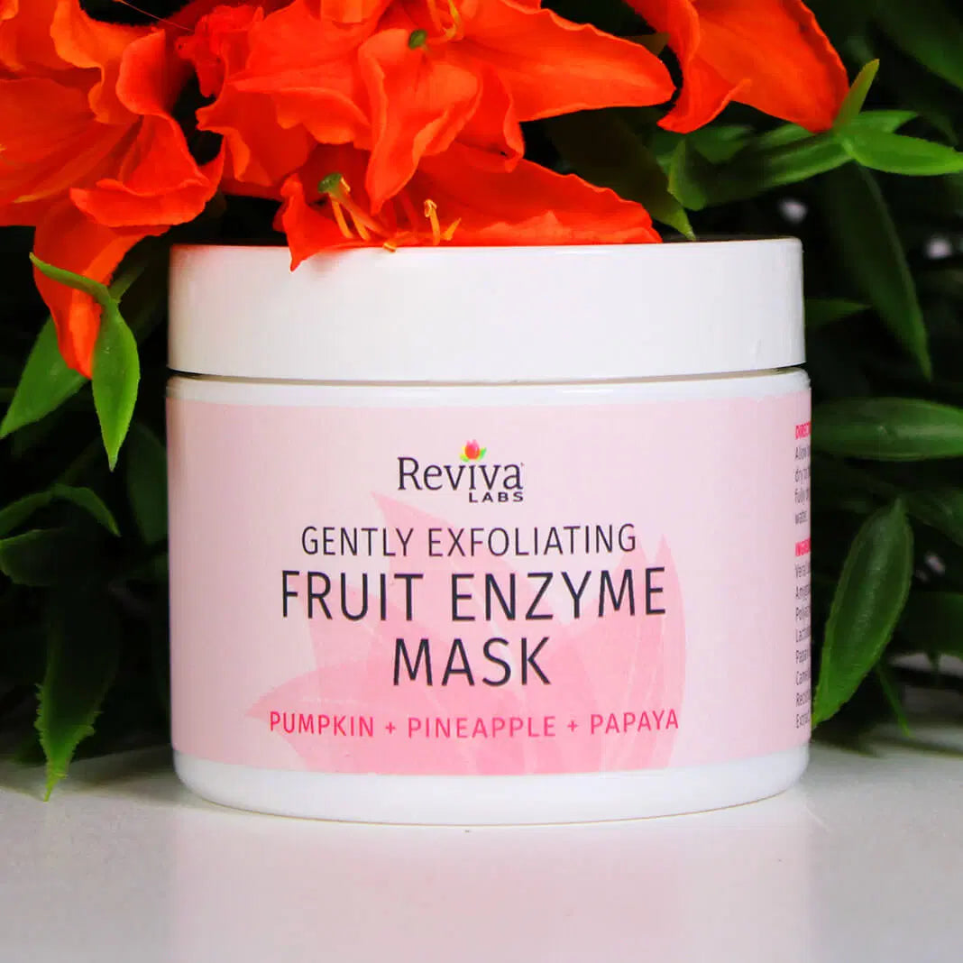 REVIVA LABS GENTLY EXFOLIATING FRUIT ENZYME MASK 2 OZ