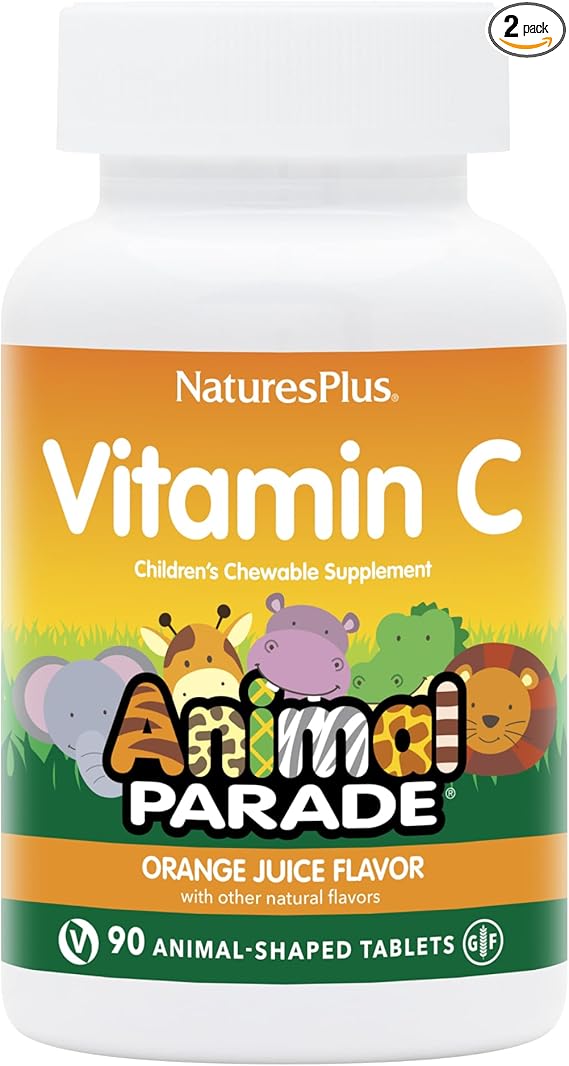 Animal Parade Vitamin C Chewables Orange Juice Flavor
