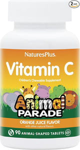 Animal Parade Vitamin C Chewables Orange Juice Flavor