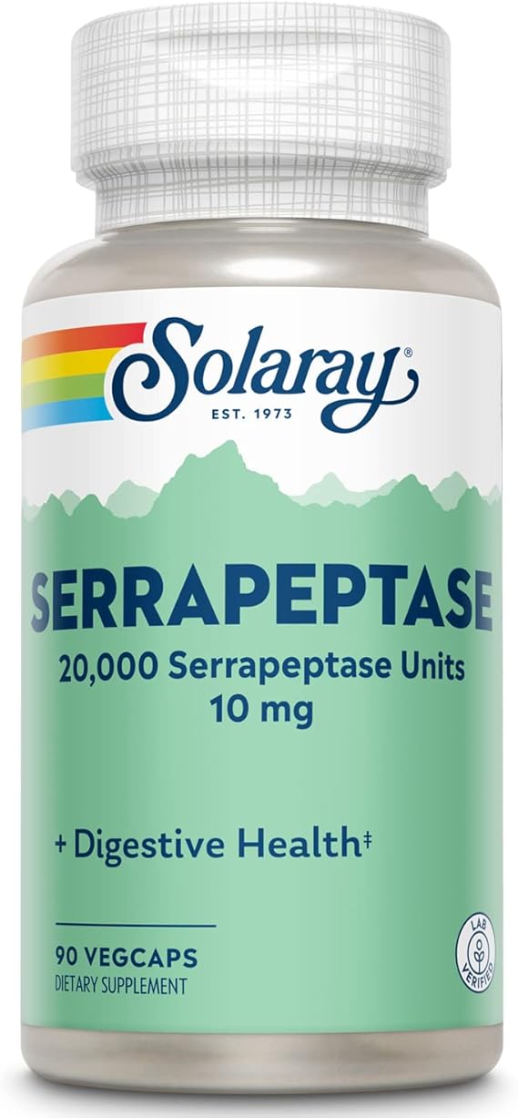 Solaray Serrapeptase 20,000 Serrapeptase Units 10 mg