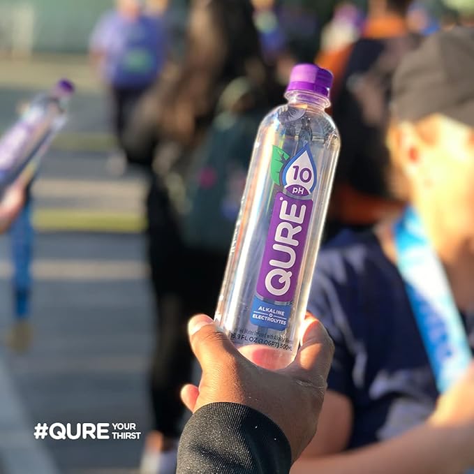 QURE WATER Alkaline Water 24/.5 LTR