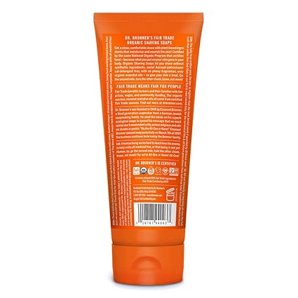 DR. BRONNER'S ORGANIC SHAVING SOAP TEA TREE 7 FLOZ