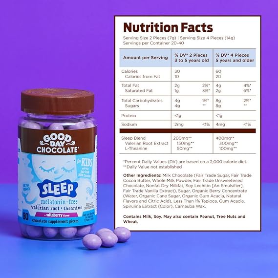 Sleep Melatonin-Free Chocolate Wildberry Flavor