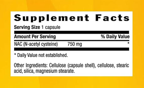 Country Life N-ACETYL CYSTEINE 750MG 30 Vegicaps