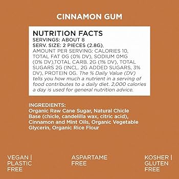 SIMPLY GUM Natural Cinnamon 15 CT
