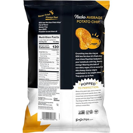 POPCHIPS Nacho 5 OZ