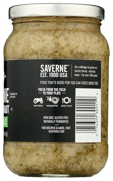 SAVERNE Dill Garlic Kraut 16 OZ